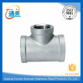 China support stainless steel 304L tee pipe